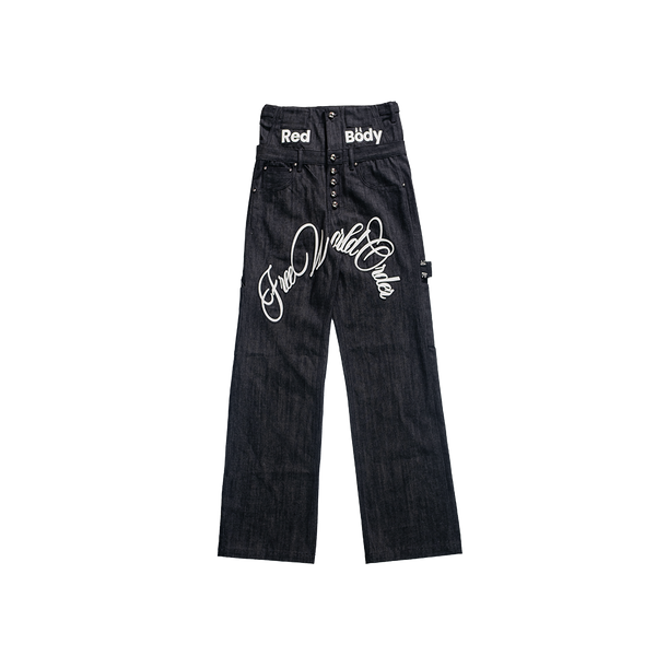FVVO PunkFreeGuys  Patch & Stud Pants