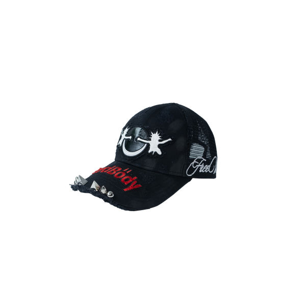 FVVO Punk Smiley Graphic Cap