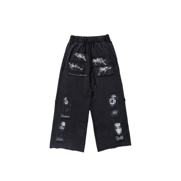FVVO “whoop” applique sweat pants